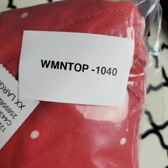 NWT Maurices XXL Polkadot Top - Picture 8 of 8